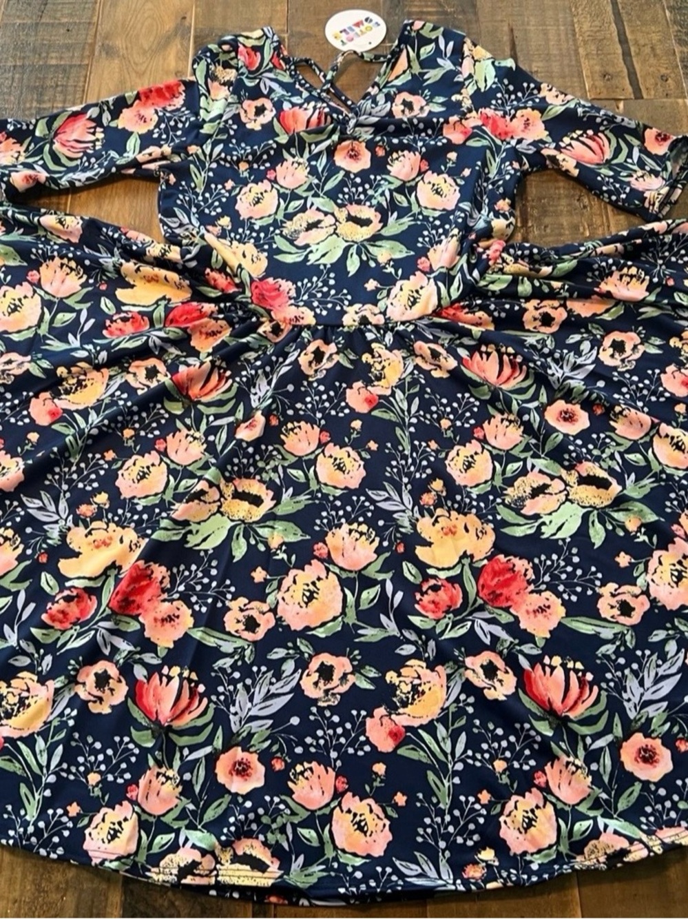 Dot Dot Smile size 8/10 girls vintage floral Ballerina twirl dress new